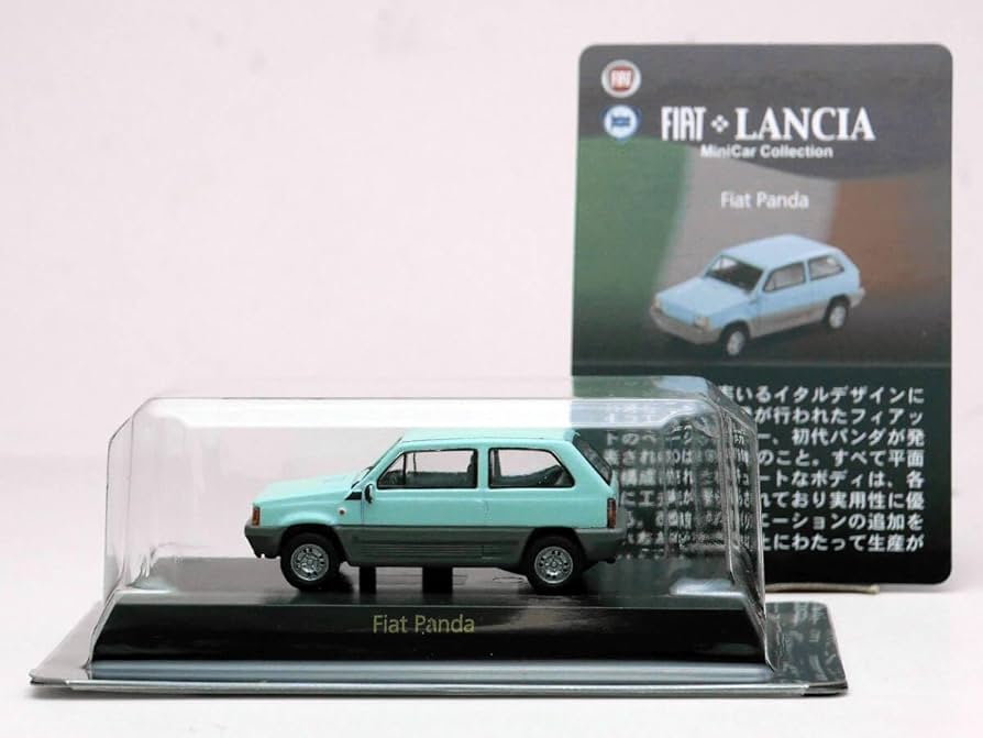Amazon.co.jp: 1/64 京商 フィアット パンダ 初代Sr1 薄青 CVS